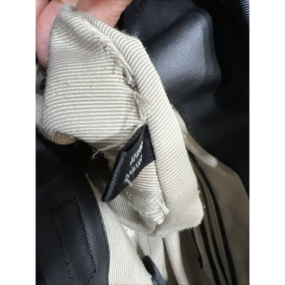 Ann Taylor Bag Black Buttery Leather Tote Size XL Great Quality - Picture 12 of 13